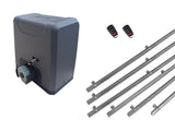 Μοτέρ συρόμενης πόρτας SL2000 με 2 τηλεχειριστήρια και 6m μεταλλική κρεμαγιέρα