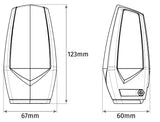 Διαστάσεις φανού ειδοποίησης LED Motorline MP205