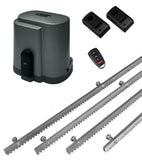 Σετ μοτέρ συρόμενης πόρτας RIB K500 με 1 τηλεχειριστήριο, 4m μεταλλική κρεμαγιέρα και φωτοκύτταρα ενσύρματα