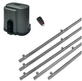 Σετ μοτέρ συρόμενης πόρτας RIB K500 με 1 τηλεχειριστήριο και 5m μεταλλική κρεμαγιέρα