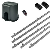 Σετ μοτέρ συρόμενης πόρτας RIB K500 με 1 τηλεχειριστήριο, 5m μεταλλική κρεμαγιέρα και φωτοκύτταρα ενσύρματα