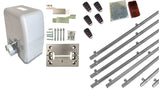 Σετ μοτέρ συρόμενης πόρτας TRITON-15 με 5 τηλεχειριστήρια, 8m μεταλλική κρεμαγιέρα και φωτοκύτταρα ασύρματα
