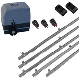 Σετ μοτέρ συρόμενης πόρτας VDS SL600 με 3 τηλεχειριστήρια, 5m μεταλλική κρεμαγιέρα και φωτοκύτταρα ενσύρματα